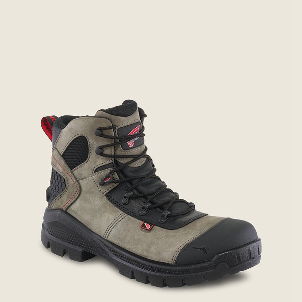 Red Wing Safety Boots Crv™ - 6-inch Toe - Olive/Black - Mens PXK842735